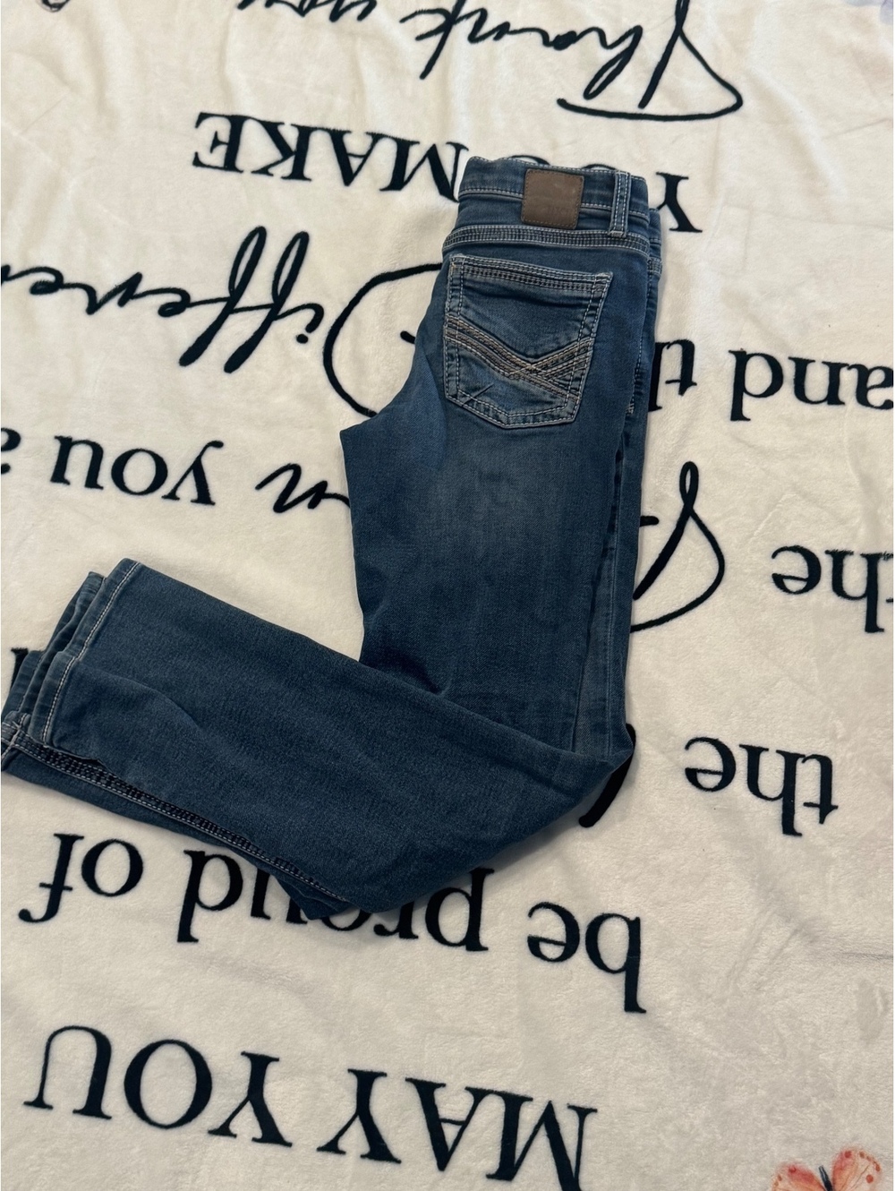 BKE Conner Bootcut Jeans  Blue Denim Boys Size 14